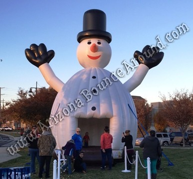 Inflatable Snowman Bounce House Rental Phoenix Arizona